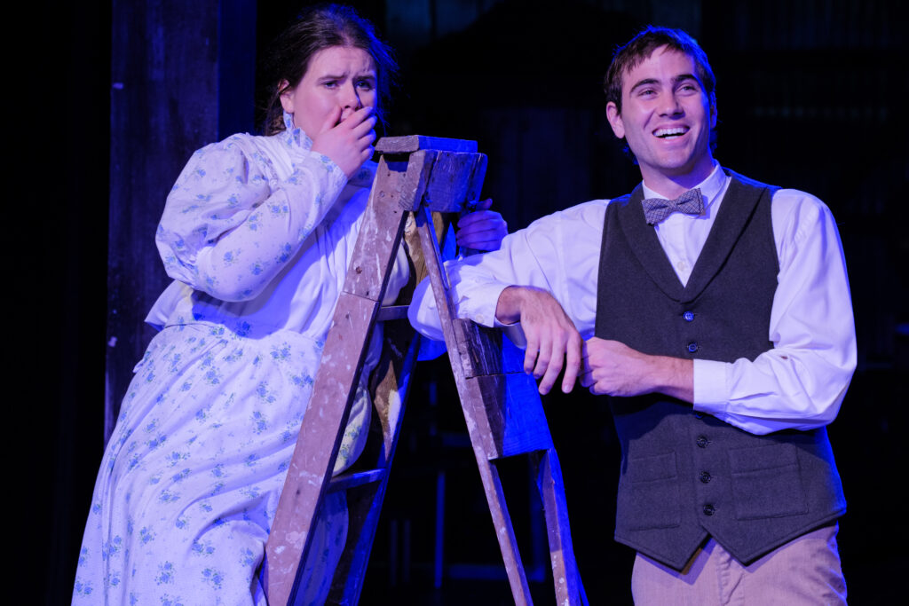 Actors Centre Australia presents Our Town
Written by Thornton Wilder, directed by Adam Cook, and featuring members of the Graduating Company of 2025.
Thornton Wilder’s Our Town is a timeless celebration of everyday life, love, and loss in a small New England town. With simple staging and profound emotion, this Pulitzer Prize-winning classic invites audiences to see the extraordinary in the ordinary.
Through the eyes of the Stage Manager and the lives of the Gibbs and Webb families, Wilder delivers a powerful reminder to cherish each fleeting moment. Honest, moving, and beautifully human, Our Town continues to resonate with audiences of all ages.
Cast: Alex Castello, Laila Chesterman, Luke Condie, Huxley Forras, Lara Harriman, Sage Chihiro Kikui, Sylvie Proude, and Ella Wilson.
Photo by Robert Catto, on Friday 16 May, 2025. Please credit & tag the photographer when images are used - @robertcatto on Instagram, Threads & Twitter, @robertcatto.com on BlueSky, @robertcattophotographer on Facebook.